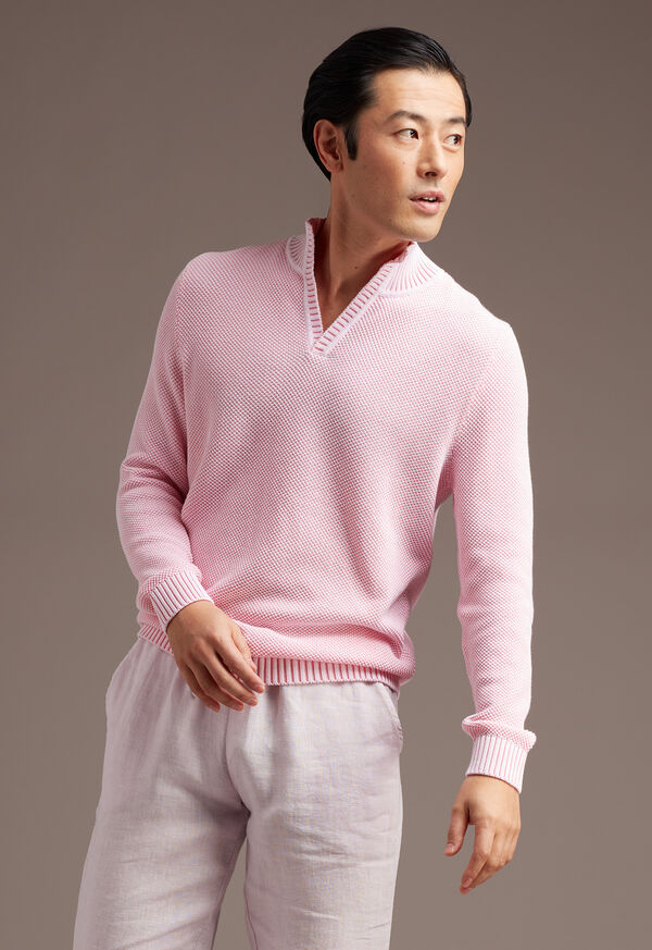 Paul Stuart Pink Sweater Look, image 1
